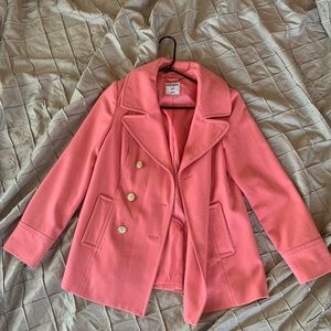 Old navy pink pea coat